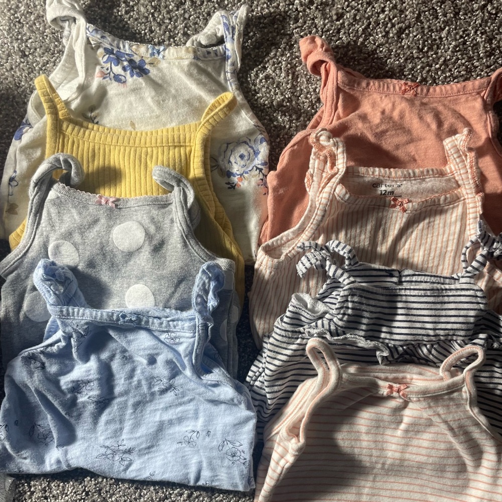 8 pack Carter's Kids Onesies